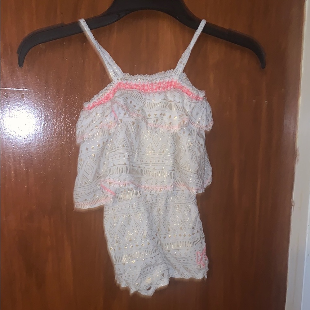 Juicy Couture Girls Romper Straps juicy written on leg